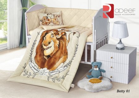 طقم تخت بيبي صيفي بيتي 1 سيمبا صيفي