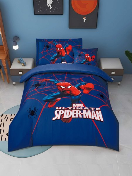 طقم ملاحف اطفال Race 11 سبايدر مان