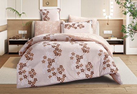 طقم ملاحف دبل فيس مجوز atlantic 4 كرميدي