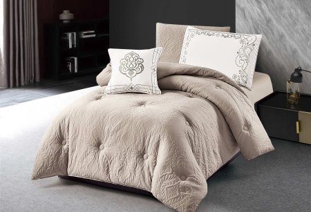 جودل مفرد مطرز Tulip 2 موكا