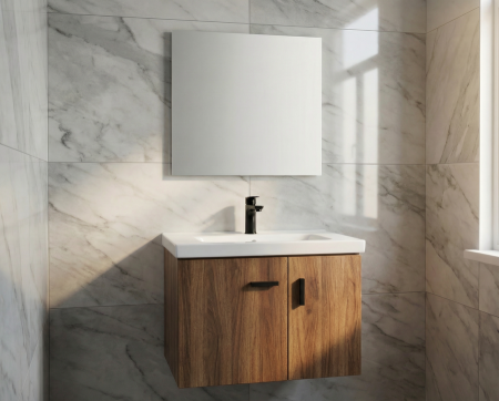 خزانة 60 دفتين خشبي شفرة  - CB-8