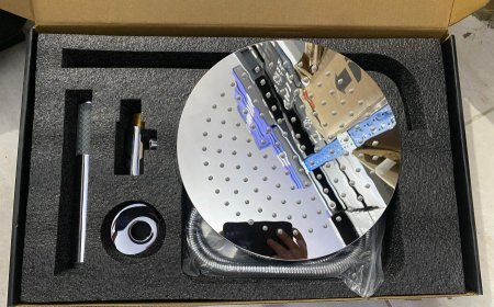 طقم اانتربوتس مع راس دش مدور كروم ML3457