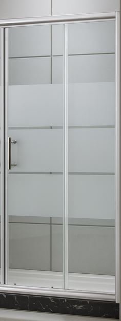 شاور مستقيم 120-130 دفة ثابتة باب سحاب Florencia