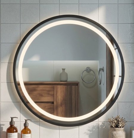 مراي 80 سم مضيئة اسود  Revilas sm5002-b80