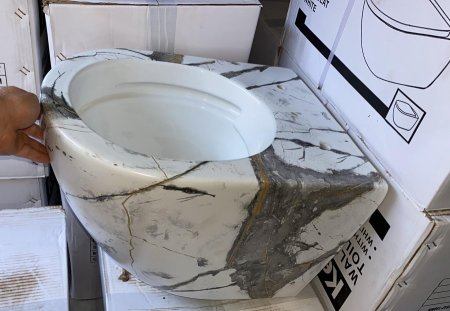 مرحاض 01w ماربل ابيض 2025 kevin