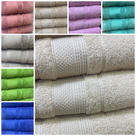 بشكير تركي مشبك 50*90 8 الوان